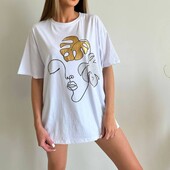Женские футболки Оверсайз котон