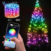 "Умная светодиодная гирлянда RGB для ёлки и новогоднего декора (управление цвета с телефона)