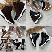 швидка відправка! Зима / демі черевики натуральна замша, шкіра!