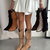 Зима та Демі Чоботи натуральна шкіра замш виробник Україна